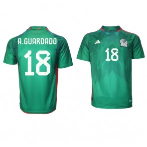 Meksyk Andres Guardado #18 Koszulka Podstawowych MŚ 2022 Krótki Rękaw